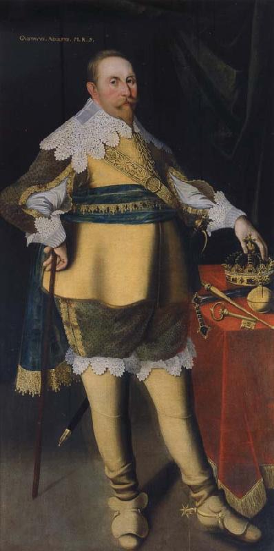 Jacob Heinrich Elbfas Gustav II Adolf oil painting picture